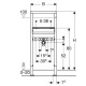 Geberit 458.404.00.1 DuofixBasic Комплектінсталяці д/раковини + кріплення до стіни, 112 см