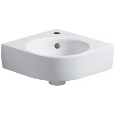 Geberit 501.519.00.7 Selnova Compact кутова раковина, з отв для зміш., з переливом, білий глянець