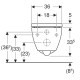 Geberit 502.774.00.1 Комплект підвісний унітаз Acanto, закрита форма, TurboFlush, із кришкою Duroplast, Softclose, Quickfix, білий глянець