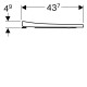 500.605.01.2 Acanto Сидение с крышкой для унитаза, дюропластное, антибактериальное, быстросъемное, петли с функцией плавного опускания, белое