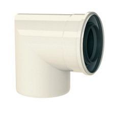 Коаксиальное колено   87º 60/100 (короткое) Almeva