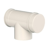  Коаксиальный тройник с боковой ревизией87º 80/125 Almeva