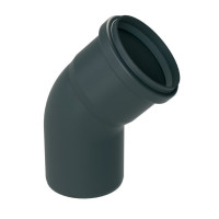 Колено пластиковое д. 110 мм 45 гр Almeva
