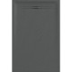 Geberit Душовий піддон SESTRA 90x120х4 см, прямокутний, графіт, поверхня зі сланцевою структурою