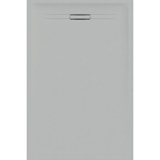 Geberit Душовий піддон SESTRA 90x120х4 см, прямокутний, сірий, поверхня зі сланцевою структурою