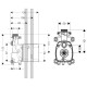 Axor модуль ручного душу (прихована частина)) HANSGROHE 10650180, AXOR (10650180)