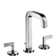 Axor Citerio - змішувач на умивальник на 3 отвори HANSGROHE 39135000, AXOR (39135000)