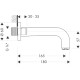 Axor Citterio, 3 / 4 (хром) - вилив для ванни HANSGROHE 39410000, AXOR (39410000)