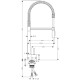 Axor Starck Semi Pro - змішувач для кухні HANSGROHE 10820000, AXOR (10820000)