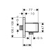 Axor Urquiola - тримач для ручного душу HANSGROHE 11626000, AXOR (11626000)