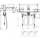 Axor Urquiola - змішувач для раковини, на 3 отвори HANSGROHE 11040000, AXOR (11040000)