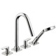 Змішувач для ванни двовентильний Hansgrohe Axor Citterio M на 4 отвори (34454000)