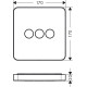 Axor Shower Select Запірно-перемикаючий пристрій на 3 споживача, AXOR (36773000)
