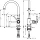 Смеситель для раковины Hansgrohe Axor Montreux (16517000)