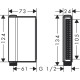 Axor One Ручний душ 2jet, хром, AXOR (45720000)