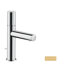 Axor Uno Змішувач для раковини 110, одноважiльний, з рукояткою zero, із зливним гарнітуром, brushed gold-optic, (45001250)