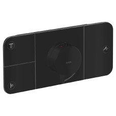 AXOR ONE термостат для душу, на трьох споживачiв, колiр чорний матовий, AXOR (45713670)