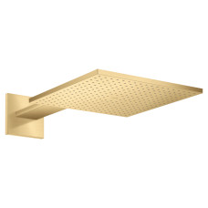 AXOR SHOWER Solutions верхний душ 300/300 1jet, PowderRain, с держателем, шлифованноезолото, AXOR (35314250)