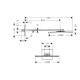 AXOR SHOWER Solutions верхний душ 300/300 1jet, PowderRain, с держателем, шлифованноезолото, AXOR (35314250)