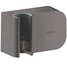 AXOR ONE шлангове з`єднання з тримачем для душу, Fixit Porter, колір шліфованний чорний хром, AXOR (45723340)