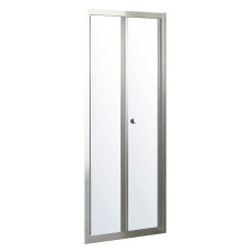 Двері bifold 90*195, профіль хром, скло прозоре 5мм, EGER (599-163-90(h))