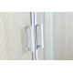 TISZA WS душевая кабина 90*90*200см, с поддоном 15см (артикул 599-0909R), профиль белый, стекло 