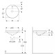 Умивальник GEBERIT VARIFORM 500.705.01.2, GEBERIT (500.705.01.2)