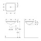 Умивальник GEBERIT VARIFORM 500.761.01.2, GEBERIT (500.761.01.2)