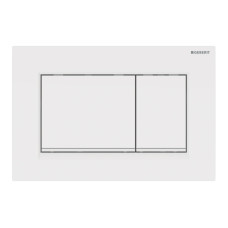 SIGMA20 SQUARE змивна клавіша для подвійного змиву,білий /білий матовий, GEBERIT (115.883.11.1)