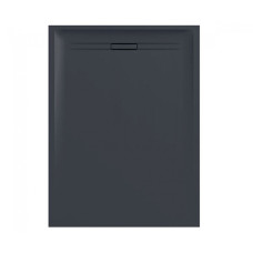 Душовий піддон Geberit SESTRA 80x120х4 см, прямокутний, графіт, поверхня зі сланцевою структурою