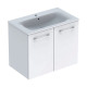 Тумба з умивальником GEBERIT SELNOVA SQUARE 501.256.00.1, білий, GEBERIT (501.256.00.1)