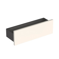 SMYLE SQUARE полка настінна 45*14,8*15см, лава/з порошковим покриттям матовий, пісочно-сірий/фарбований високоглянцевий, GEBERIT (500.362.JL.1)