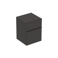 SMYLE SQUARE тумба 45*60*47см, з 2 ящ., лава/фарбований матовий, лава/з матовим порошковим покрыттям, GEBERIT (500.357.JK.1)