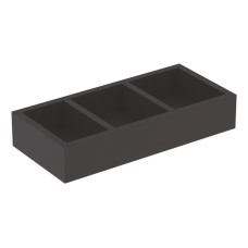 GEBERIT вставка для верхнього ящика 32,3*5,9*15см, Н-подібна, лава/меламін структурний, GEBERIT (500.677.00.1)