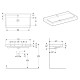 Умивальник GEBERIT ICON 124078000, білий, GEBERIT (124078000)