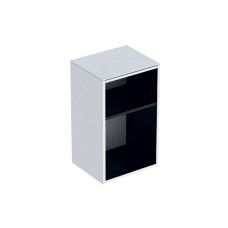 Geberit 500.358.00.1 Smyle Square Шафка бокова відкрита: ширина 36см, білий глянець