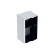 Geberit 500.358.00.1 Smyle Square Шафка бокова відкрита: ширина 36см, білий глянець