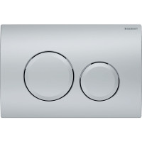 Geberit 115.127.46.1 Delta20 Клавиша смыва с двойным смывом: Матовый хром
