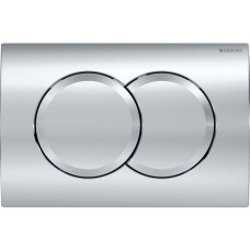 Geberit 115.107.21.1 Delta01 Клавіша змиву з подвійним змивом: Глянцевий хром