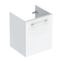 Geberit SELNOVA SQUARE тумба 53,8*50,2см, с 1й дверью, белый глянец, (501.216.00.1)