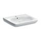 Geberit 501.463.00.7 Selnova Comfort Умивальник 65см для людей з обмеженими фізичними можливостями, з 1 отв.під змішувач тапереливом, білий глянець