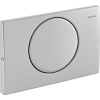 Geberit 115.108.00.1 Delta10 Клавіша змиву із системою змив/стоп, з кріпленням на гвинтах, нержавіюча сталь