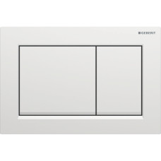 OMEGA20 SQUARE змивна клавішадля подвійного змиву,матовий хром, фарбований, легко чиститься /глянцевий хром, GEBERIT (115.080.JQ.1)