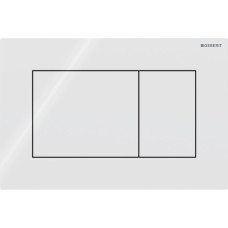 SIGMA01 SQUARE змивна клавіша для подвійного змиву, білий, GEBERIT (115.660.11.1)
