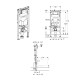 DUOFIX монтажный элемент для подвесного унитаза, H112, cо встроенным бачком 