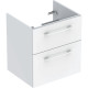 SELNOVA SQUARE шафка для вбудованого умивальника slim rim60см, з двома шухлядами 58,8*63,5*50,2 см, білий, GEBERIT (501.204.00.1)