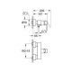 Смеситель для душевой кабины Grohe Quadra  (32637000)