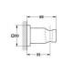 RAINSHOWER-Настінний тримач GROHE 27075000, GROHE (27075000)