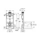 Rapid SL Система інсталяції для унітазів, GROHE (38525001)