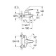 Euroeco Смеситель для ванны, однорычажный, GROHE (23270000)